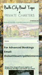 Mobile Screenshot of bathcityboattrips.net